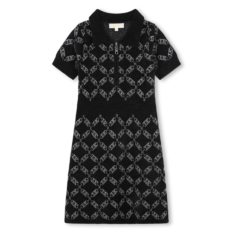 Vestido jacquard manga curta MICHAEL KORS 
                        GIRL