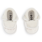 Chinelos de pele de carneiro macia BOSS 
                    UNISEX