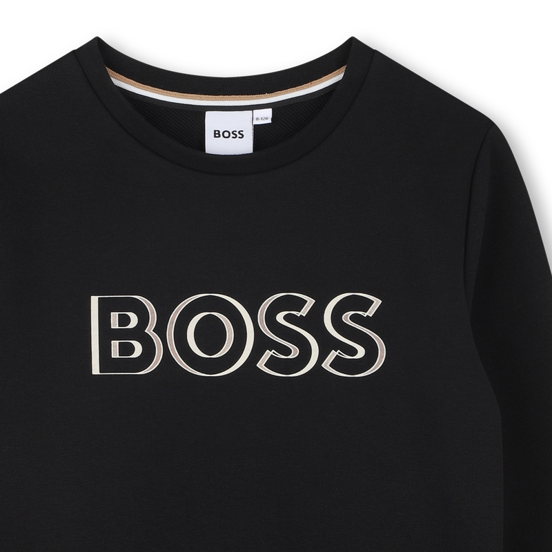 Sweatshirt em molet&atilde;o BOSS 
                        BOY