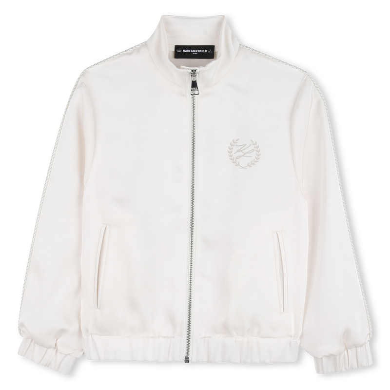 CAPUZ ZIP-UP KARL LAGERFELD KIDS 
                        GIRL
