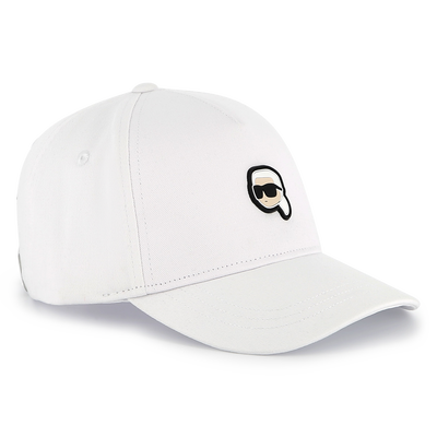 Adjustable cotton cap KARL LAGERFELD KIDS BOY