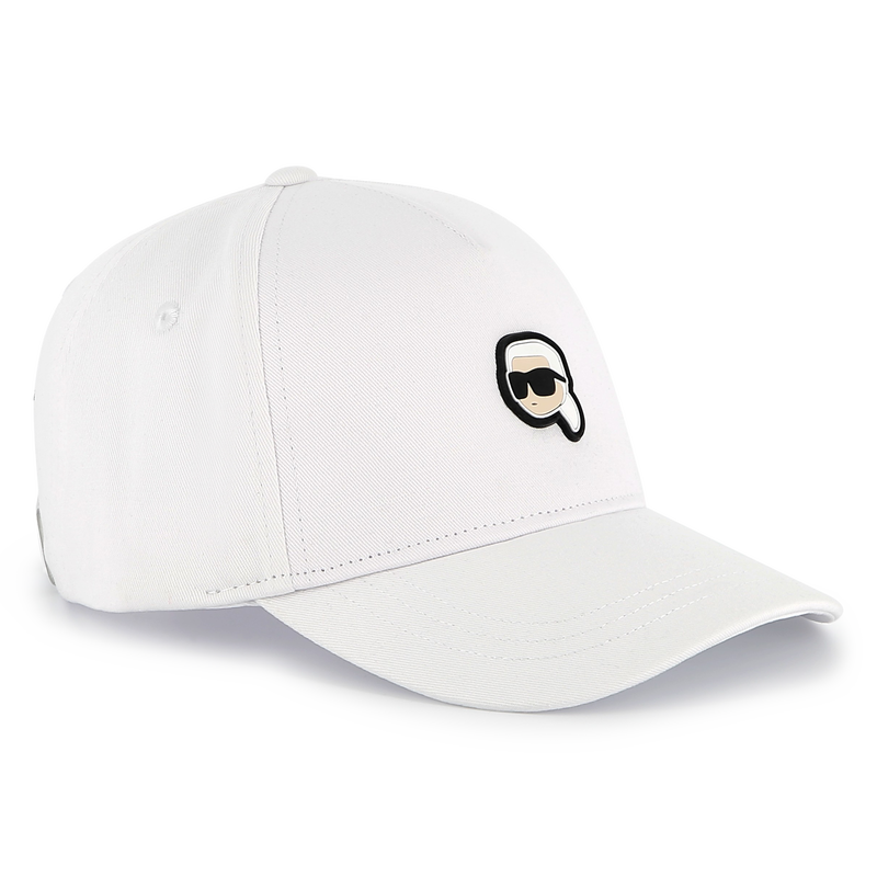 Boné ajustável de algodão KARL LAGERFELD KIDS 
                    BOY