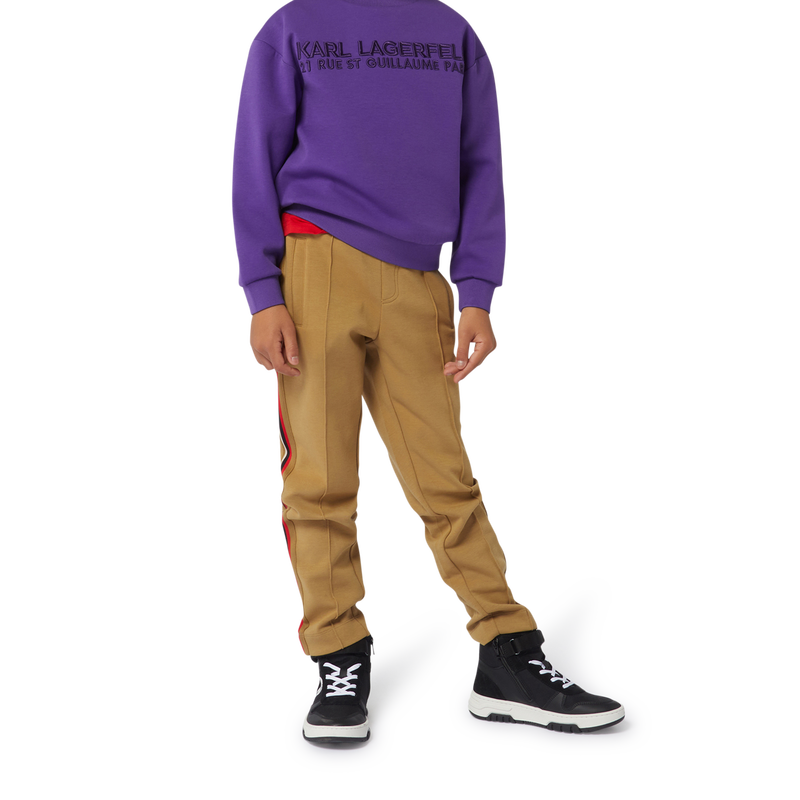 Cal&ccedil;as de jogging com faixas KARL LAGERFELD KIDS 
                        BOY