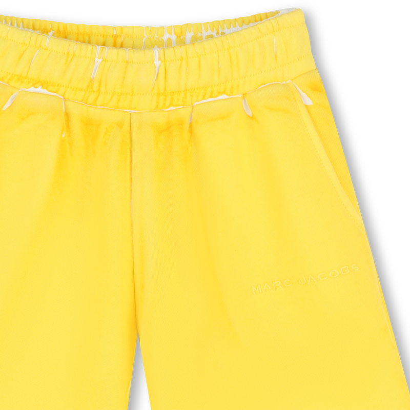 Bermudas molet&atilde;o com bordado MARC JACOBS 
                        UNISEX