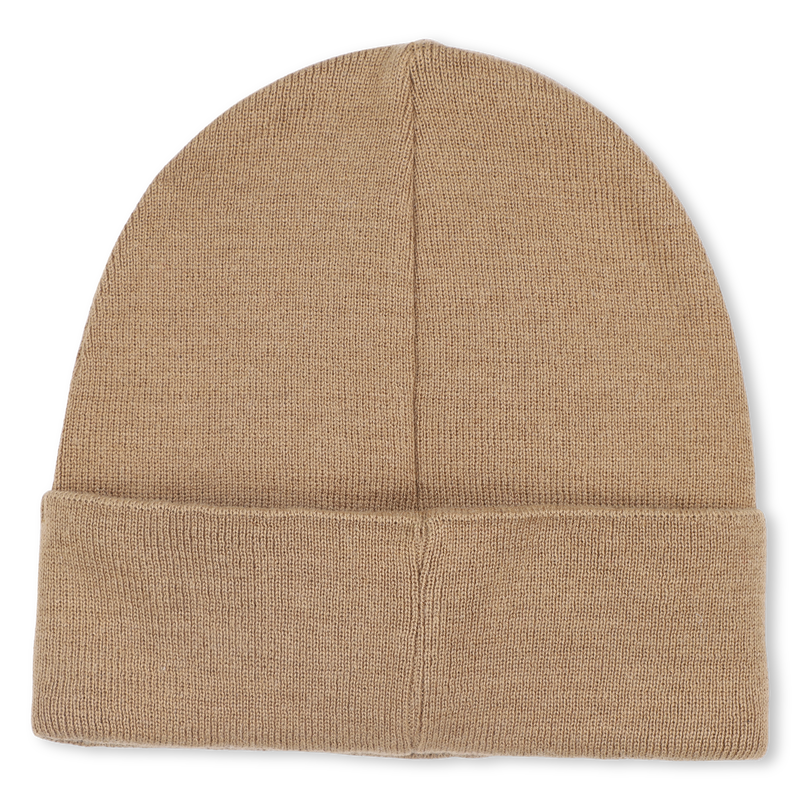 Chap&eacute;u de malha com logotipo BOSS 
                        BOY