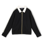 Cardigan com gola KARL LAGERFELD KIDS 
                    GIRL