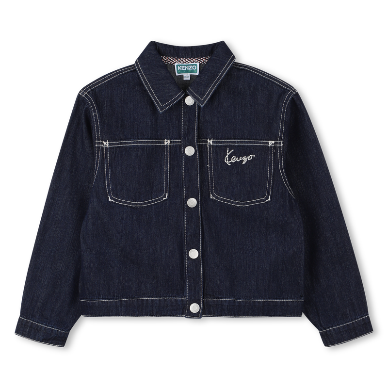 Jaqueta jeans KENZO KIDS 
                    GIRL