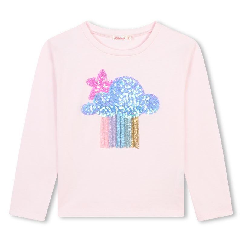 T-shirt manga comprida algod&atilde;o BILLIEBLUSH 
                        GIRL