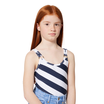 Fato de banho &agrave;s riscas MICHAEL KORS GIRL