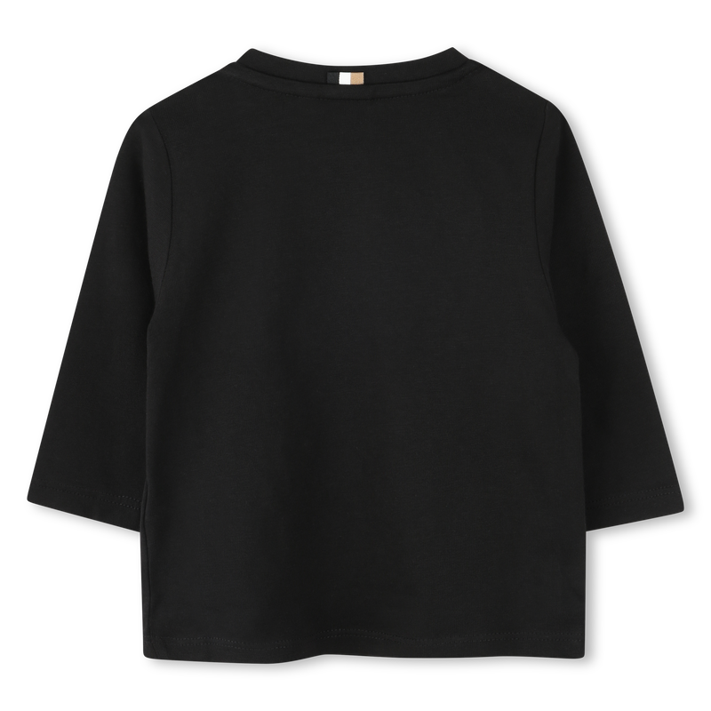 T-shirt algod&atilde;o com log&oacute;tipo BOSS 
                        BOY