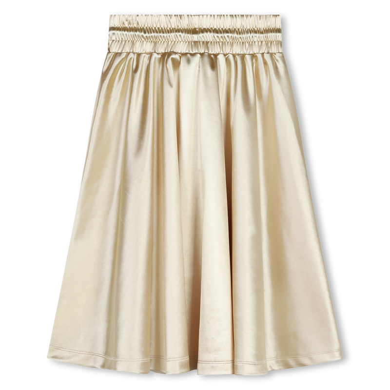 Saia de cerim&oacute;nia acetinada DKNY 
                        GIRL