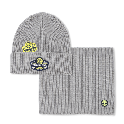 Conjunto de aquecedor de chapéu e pescoço TIMBERLAND BOY