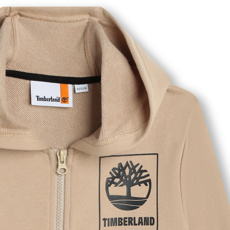 Hooded Zip-Up Sweatshirt TIMBERLAND 
                    BOY