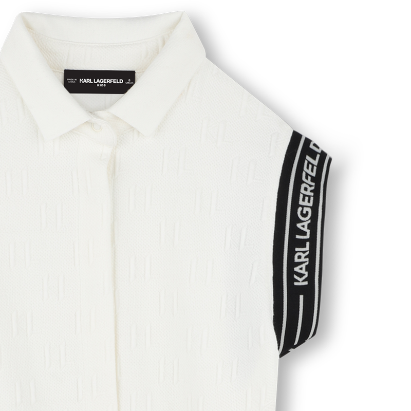Macac&atilde;o de manga curta KARL LAGERFELD KIDS 
                        GIRL