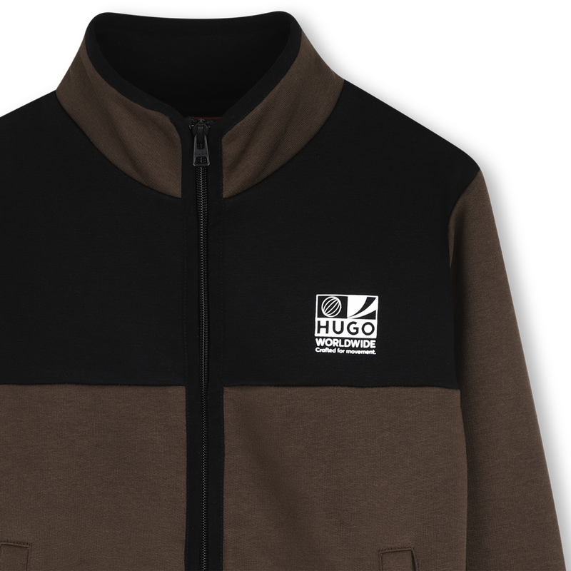 Cardigan esportivo HUGO 
                        BOY
