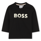 Camiseta de manga comprida, PRETO, hi-res