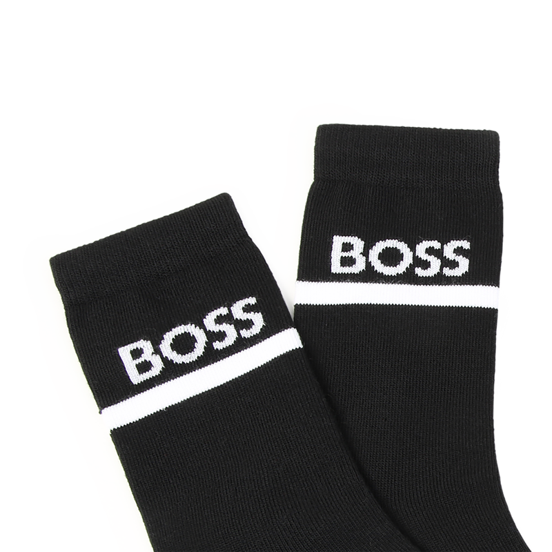 CONJUNTO DE 2 PARES DE MEIAS BOSS 
                        BOY