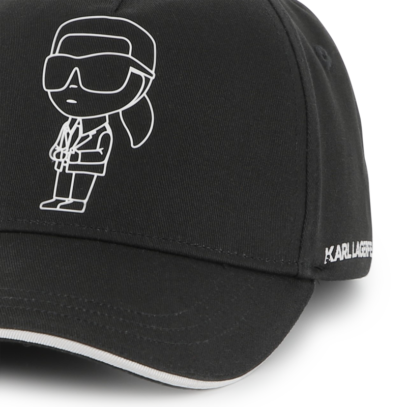 Bon&eacute; ajust&aacute;vel de algod&atilde;o KARL LAGERFELD KIDS 
                        BOY