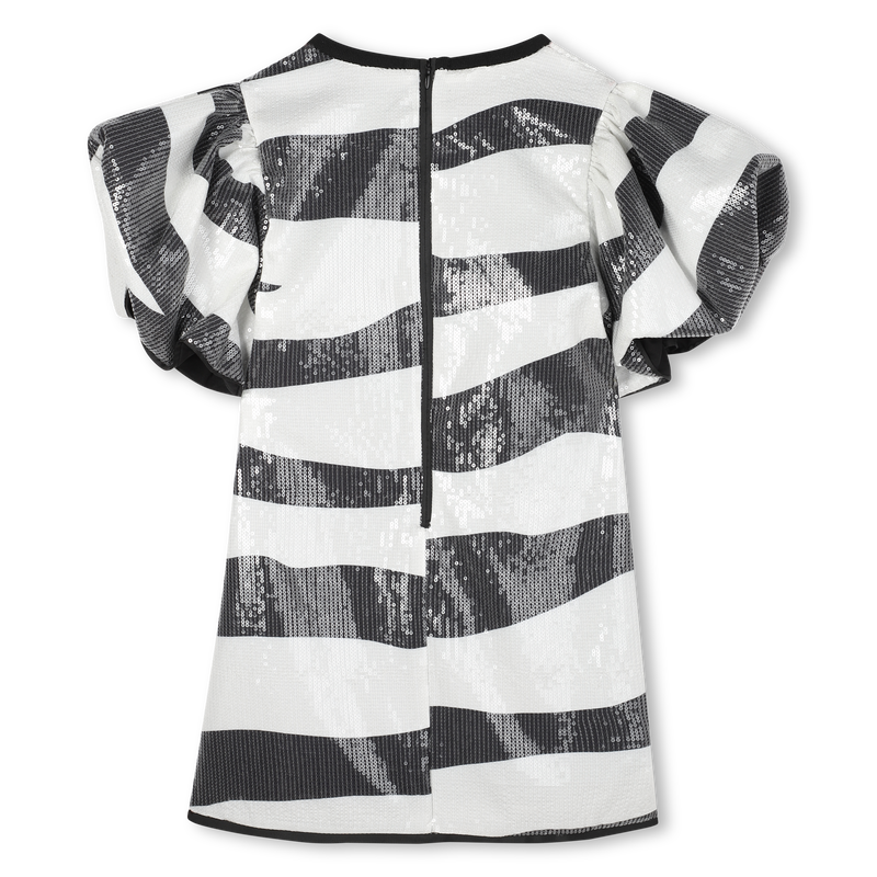 Vestido com padrão de zebra completo MARC JACOBS 
                    GIRL
