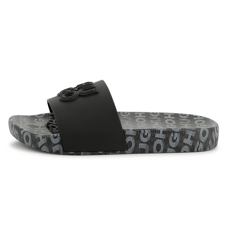 Chinelos leves com log&oacute;tipo HUGO 
                        BOY