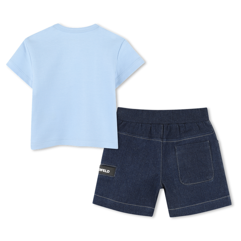 Conjunto T-shirt e bermudas KARL LAGERFELD KIDS 
                        BOY