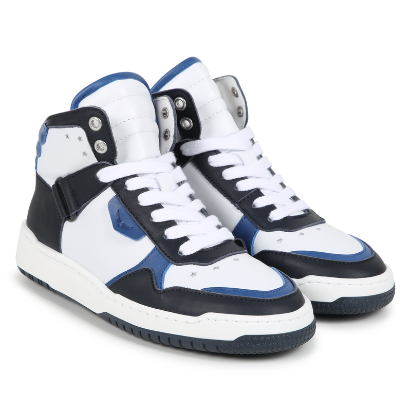 Sapatilhas de couro com fecho ZADIG & VOLTAIRE 
                        BOY