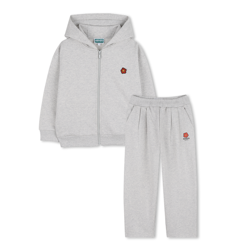 Cardigan e conjunto de cal&ccedil;as KENZO KIDS 
                        GIRL