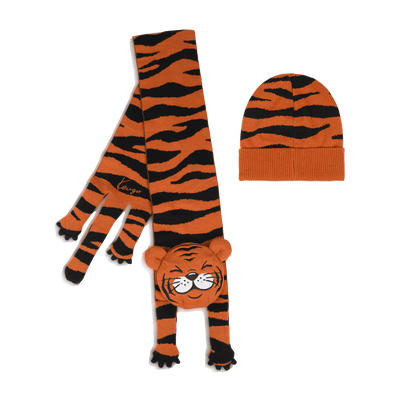Conjunto de cachecol e touca KENZO KIDS UNISSEXO