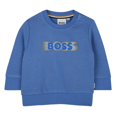 Sweatshirt em molet&atilde;o BOSS BOY