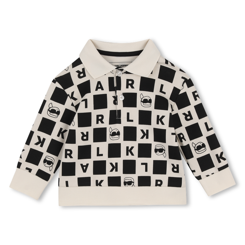Conjunto de polo e cal&ccedil;a KARL LAGERFELD KIDS 
                        MENINO