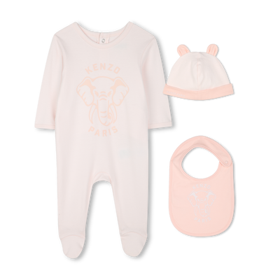 Pijama, gorro e babete algod&atilde;o KENZO KIDS UNISEX