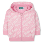 Cardig&atilde; e cal&ccedil;as de molet&atilde;o KENZO KIDS 
                    GIRL
