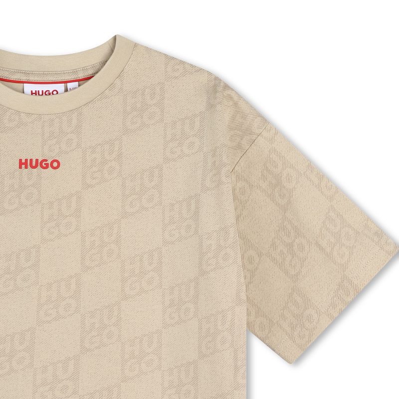 T-shirt de manga curta HUGO 
                        BOY