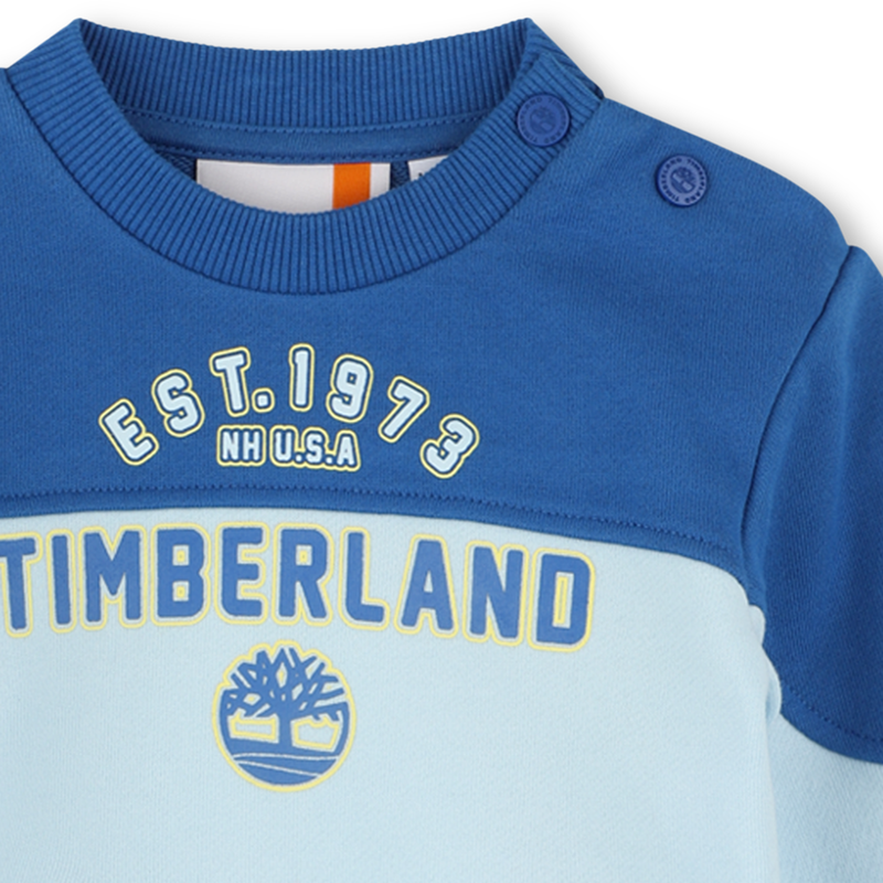 Sweatshirt em molet&atilde;o TIMBERLAND 
                        BOY