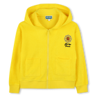 Cardig&atilde; de jogging em felpa KENZO KIDS 
                    GIRL