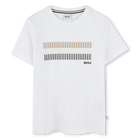 T-shirt manga curta em algod&atilde;o BOSS 
                    BOY