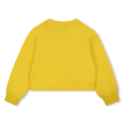 Sweatshirt molet&atilde;o de algod&atilde;o MARC JACOBS 
                    GIRL
