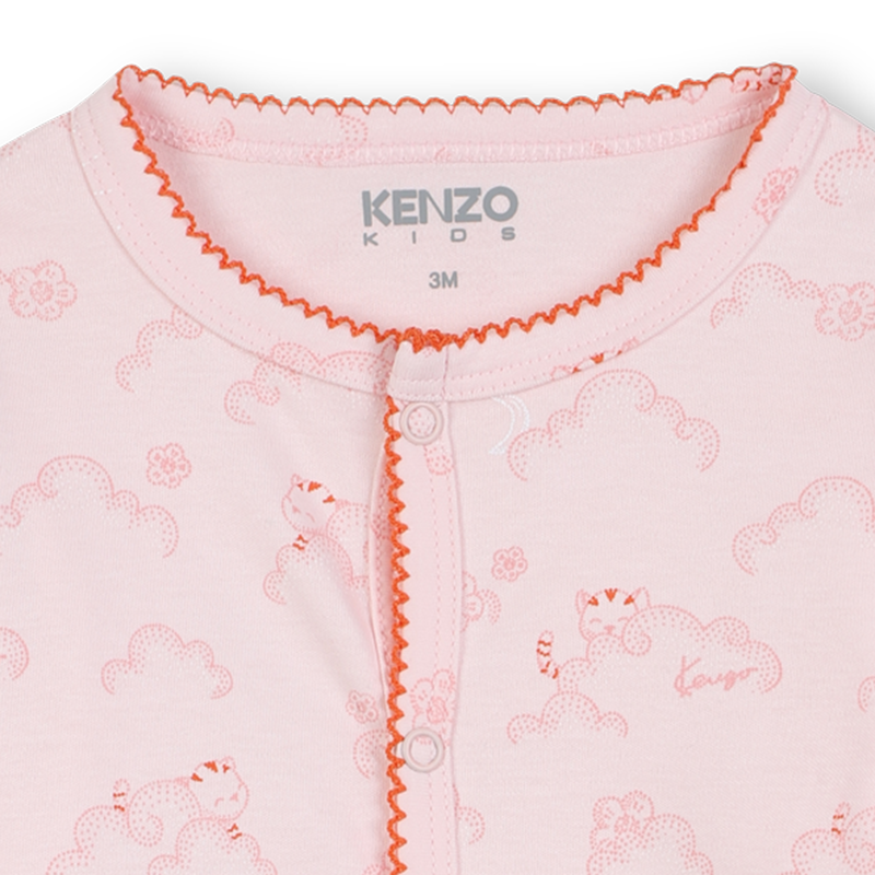 Pijama de algod&atilde;o KENZO KIDS 
                        GIRL