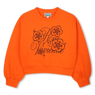 Moletom de lã KENZO KIDS GIRL