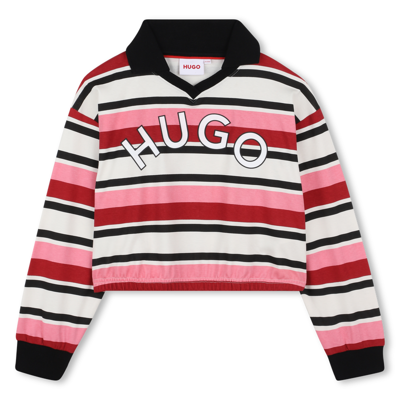 Camisa pólo de manga comprida HUGO 
                    GIRL