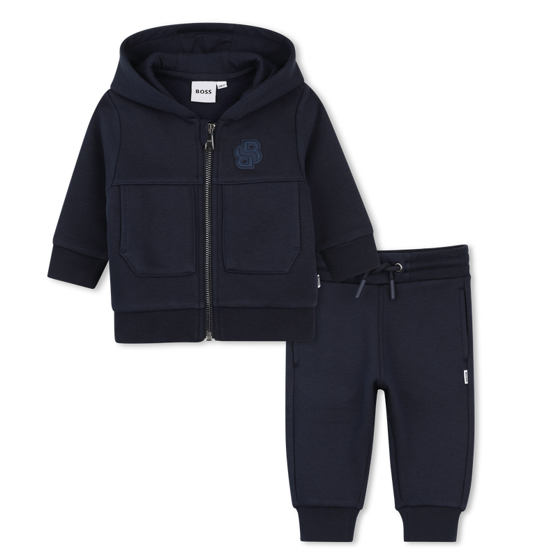 Conjunto de cardig&atilde; e cal&ccedil;as BOSS 
                        MENINO