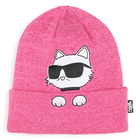 Gorro e cachecol tubular KARL LAGERFELD KIDS 
                    GIRL