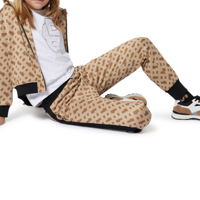 Cardig&atilde; em jacquard com capuz BOSS GIRL