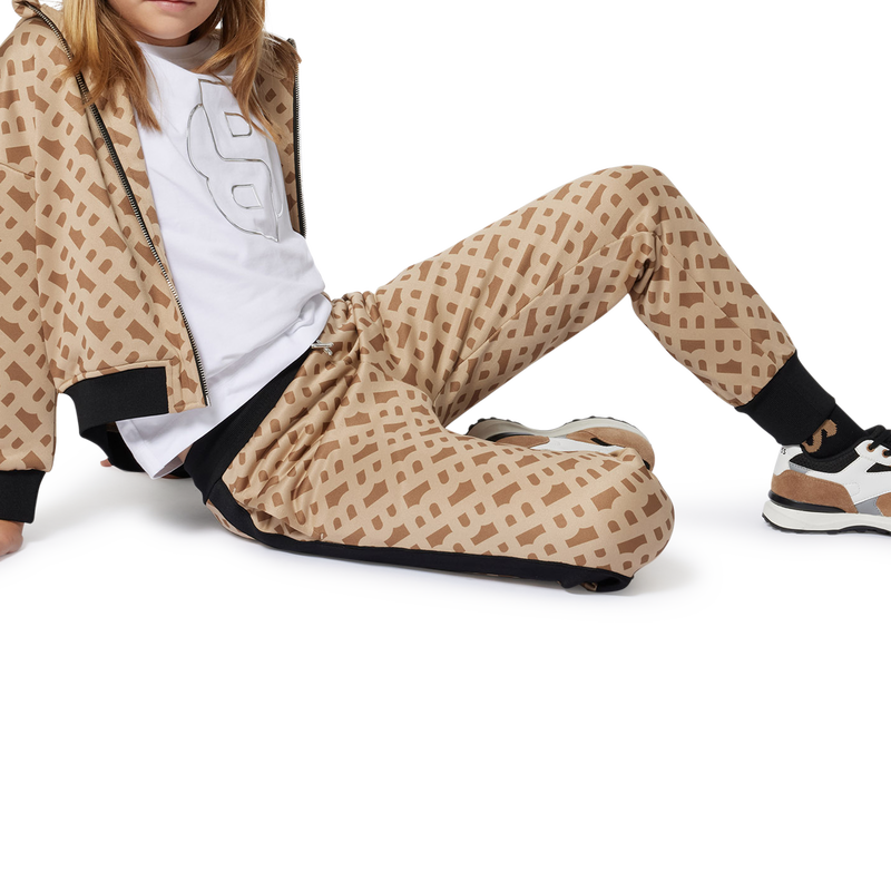 Cardig&atilde; em jacquard com capuz BOSS 
                        GIRL