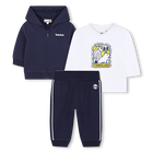 Conjunto de jogging de tr&ecirc;s pe&ccedil;as TIMBERLAND 
                    BOY