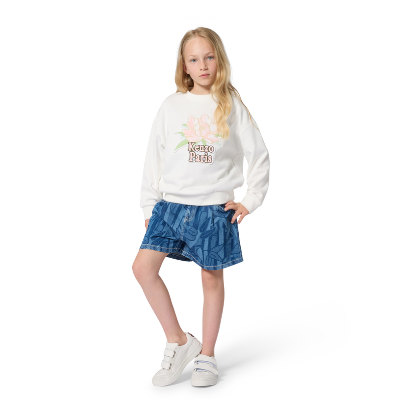 MOLETOM DE L&Atilde; KENZO KIDS 
                        GIRL