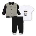 Conjunto de moletom KARL LAGERFELD KIDS 
                    MENINO