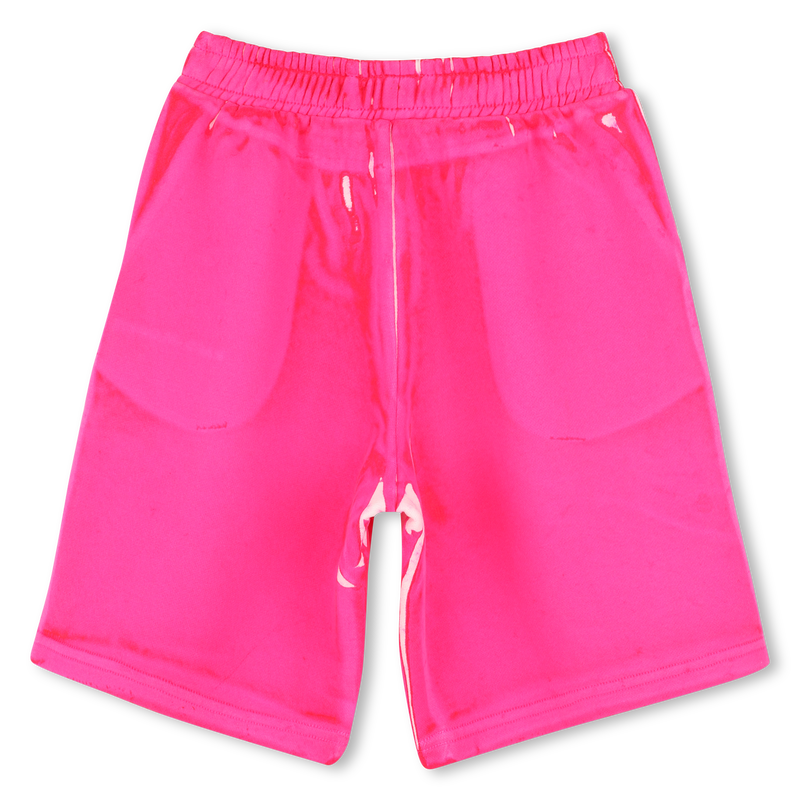 Bermudas molet&atilde;o com bordado MARC JACOBS 
                        UNISEX
