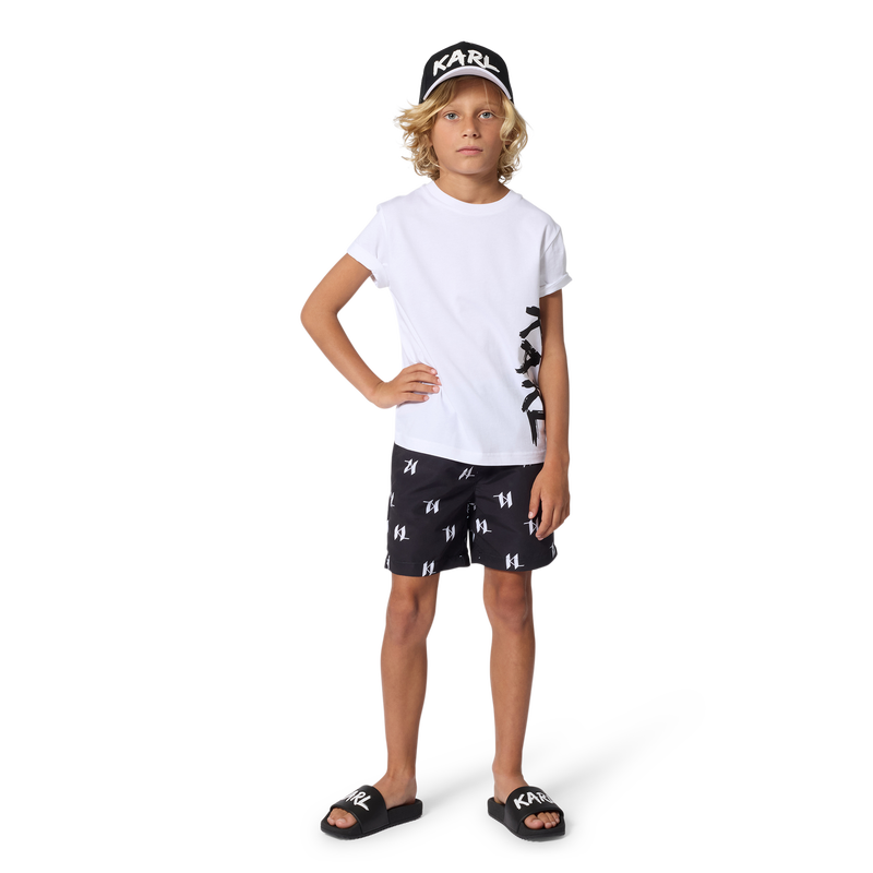 T-SHIRT DE MANGA CURTA KARL LAGERFELD KIDS 
                        BOY