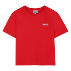 T-shirt de manga curta, VERMELHO ESCURO, hi-res
